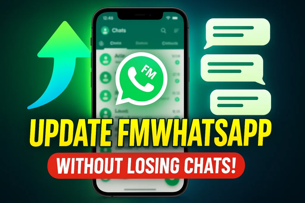 update fm whatsapp without losing chats